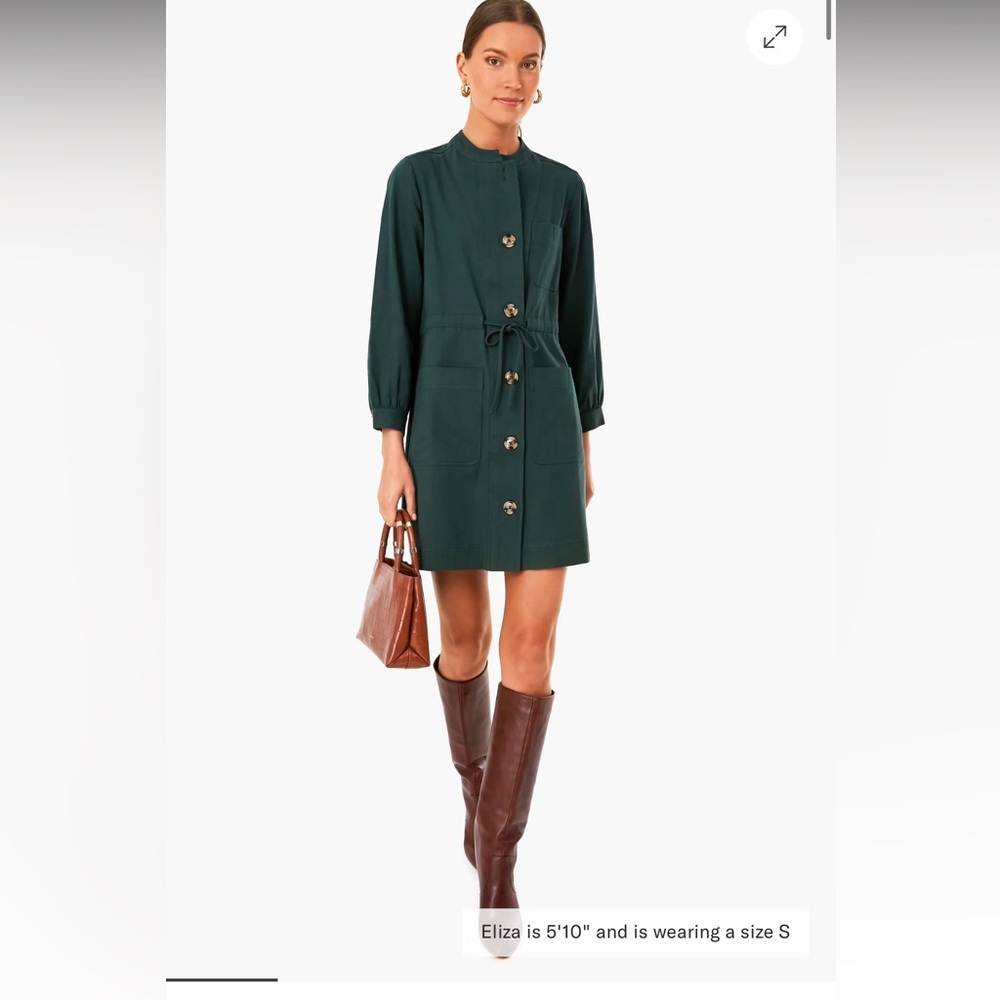 Tuckernuck Green Calypso dress size small